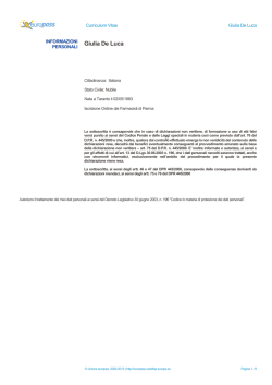 DE LUCA Giulia - Mappa Sedi Universitarie