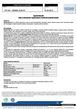 STC 045 &ndash; GENERAL GLUE HV IT-04-08/14