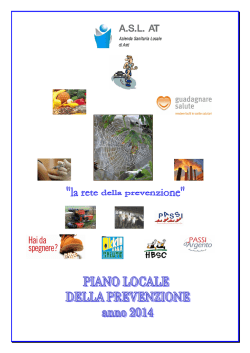 piano locale della prevenzione 2014