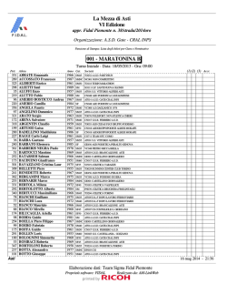 Crystal Reports - La mezza di Asti