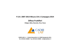 Difesa Fruttiferi - Confagricoltura Alessandria