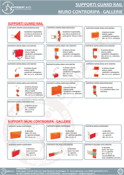 Supporti Guard Rail - Muri Controripa