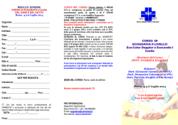 CORSO DI ECOGRAFIA II LIVELLO Eco-Color