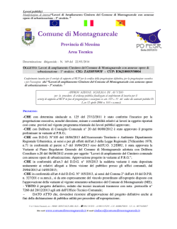 bando - Montagnareale