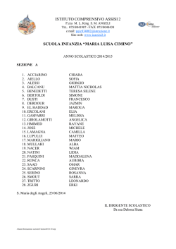 Cimino 2014-15 - Istituto Comprensivo Assisi 2