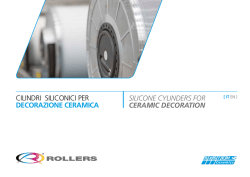 cilindri siliconici per decorazione ceramica silicone