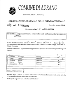 delgm.70 - Comune di Adrano
