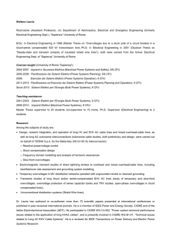 Stefano Lauria Ricercatore (Assistant Professor - DIAEE