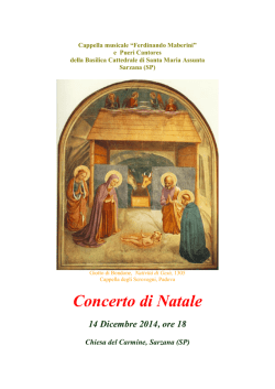 programma concerto di natale
