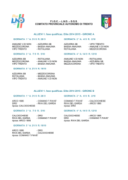 SGS COMITATO PROVINCIALE AUTONOMO DI