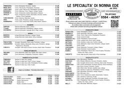 scarica listino pdf - Paninoteca Nonna Ede