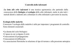 Ecologia delle malerbe
