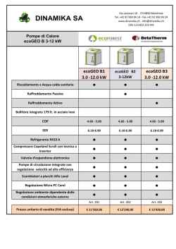ecoGEO B1 3.0 -12.0 kW