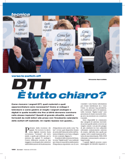 I segreti tecnici del digitale terrestre