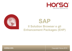 Horsa - SOLUTION BROWSER E EHP