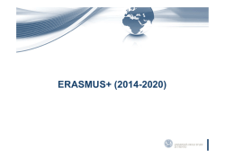 Erasmus+: Key Action 1 - Universit&agrave; degli Studi di Trento