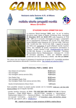 IQ2M I - Sezione ARI Milano