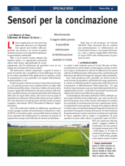 Sensori per la concimazione L