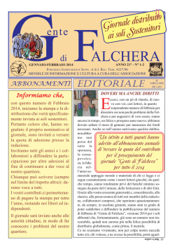 Gen-Feb 2014 - Gente di Falchera