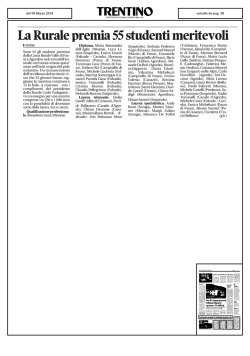 La Rurale premia 55 studenti meritevoli