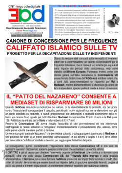 CNT 31 - Coordinamento Nazionale Televisioni
