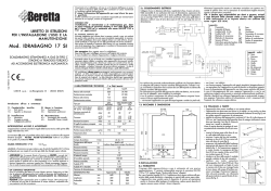 Manuali Installatori Beretta/IDRABAGNO 17SI - Magic
