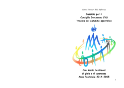 Sussidio Consigli diocesani - Opera Beato Luigi Novarese