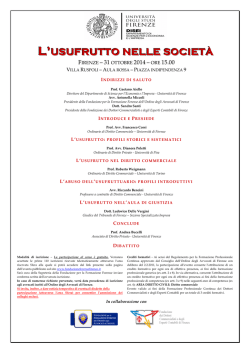 Locandina - Fondazione Forense Firenze