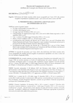 Decreto n. U00248 del 28 luglio 2014