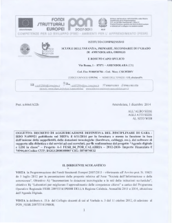 FOnDI /TAUTTURRLI EUROPEI - istituto comprensivo amendolara