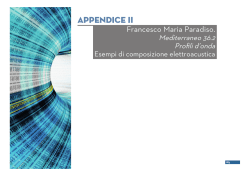 Francesco M. Paradiso, Dalle Onde ai Byte, Appendice II estr