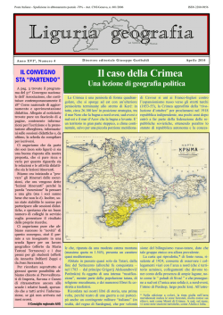 Anno XVI° (2014) n.4 - AIIG Liguria