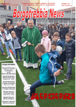 borgotrebbia news NATALE 2014 per la stampa