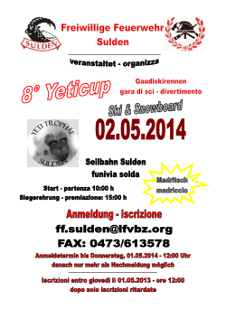 8° Yeticup 02.05.2014