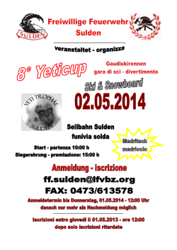 8&deg; Yeticup 02.05.2014