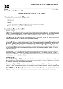 Pellicola KODAK INDUSTREX AA 400