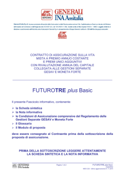 Fascicolo Informativo e Proposta Assicurativa