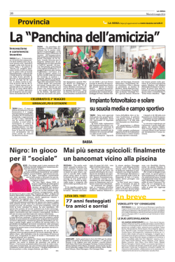 La Sesia 06.05.14 - Comitato del Gemellaggio di Trino