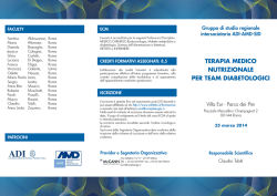 Programma - Sezioni Regionali