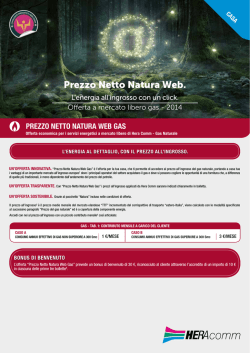 Prezzo Netto Natura Web.