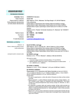 * NOTE - Asp Palermo