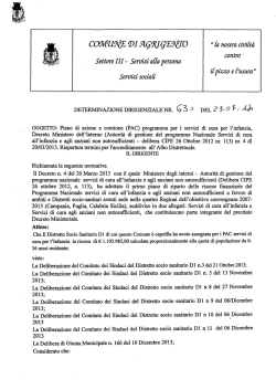 Determinazione dirigenziale di approvazione n. 630 del 23/07/2014