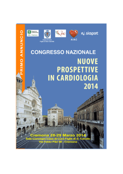 Programma - Società Italiana di Cardiologia dello Sport