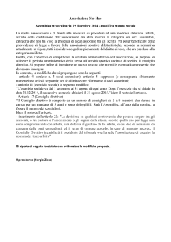 statuto con le modifiche proposte - Nin-Hao