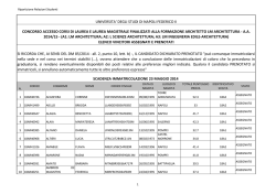 Elenco n.1 - Università degli Studi di Napoli Federico II