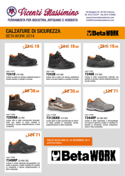 CALZATURE DI SICUREZZA - Ferramenta Vicenzi Massimino