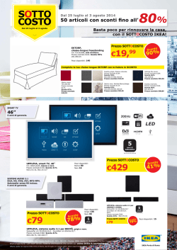 Dal 25 luglio al 3 agosto 2014