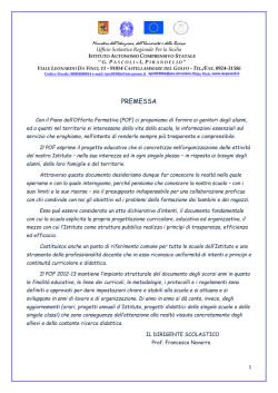 POF 2013/2014 - home - [istituto comprensivo g. pascoli]