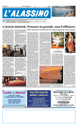 Luglio - Associazione Vecchia Alassio