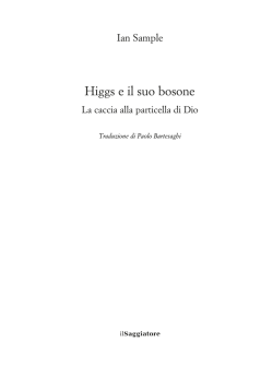 Higgs e il suo bosone